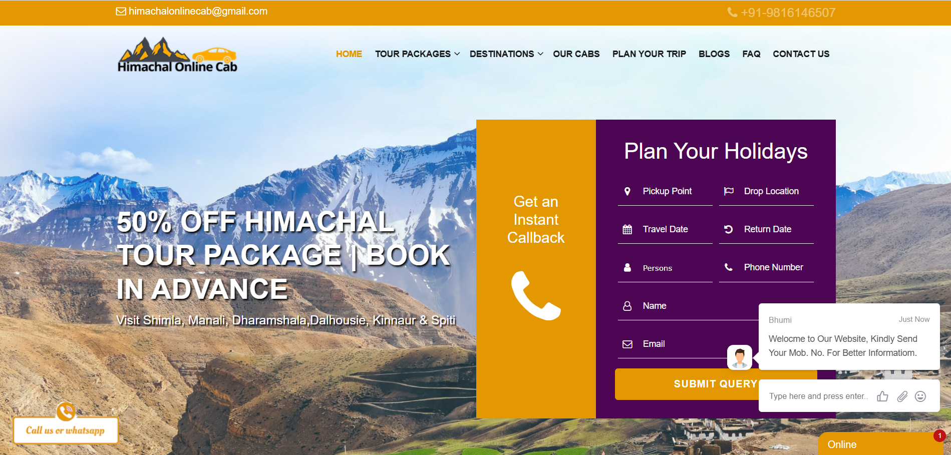 Himachal Online Cab