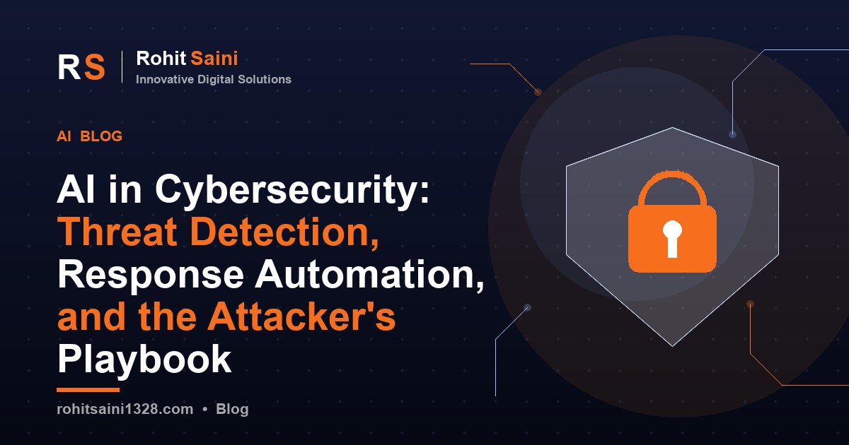 AI in Cybersecurity: Threat Detection, Response Automation, and the Attacker's Playbook