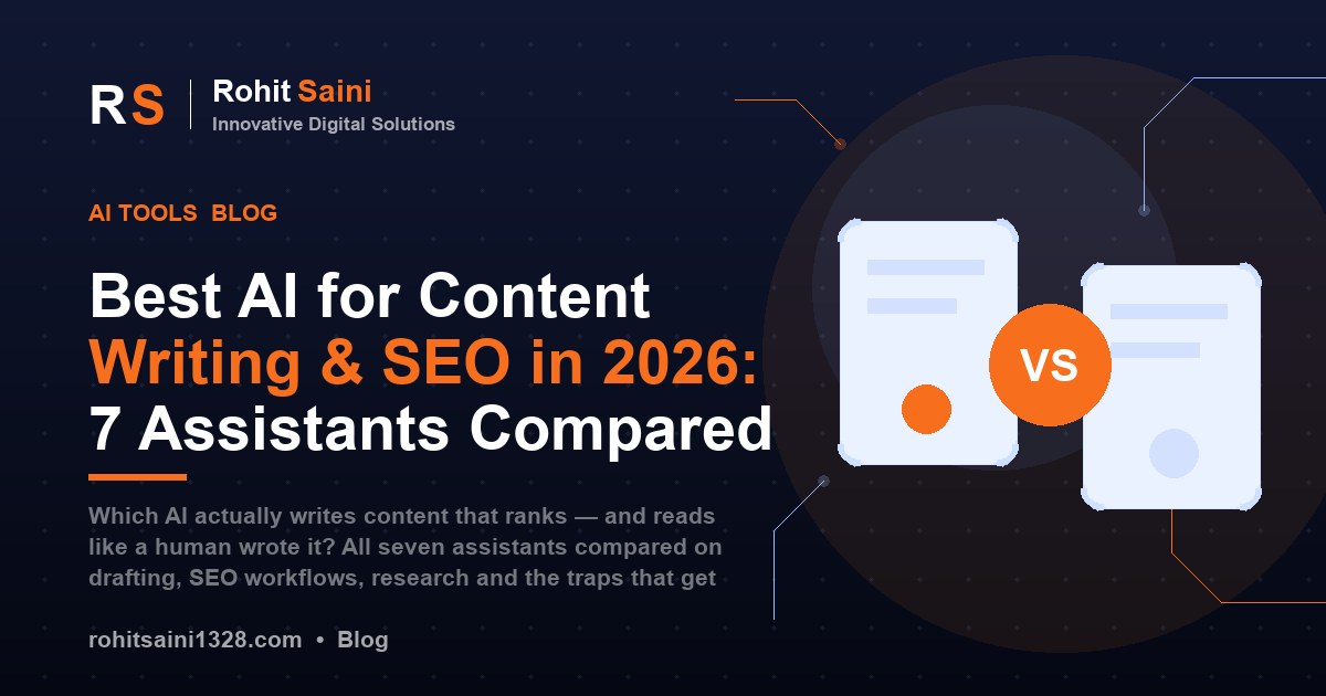 Best AI for Content Writing & SEO in 2026: 7 Assistants Compared