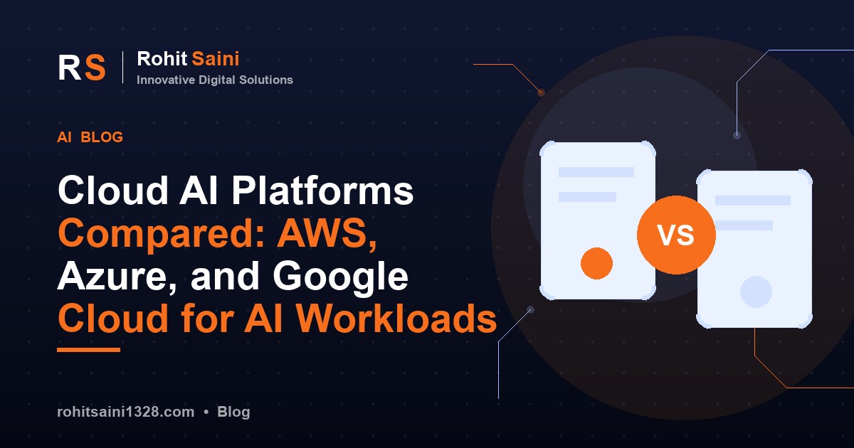 Cloud AI Platforms Compared: AWS, Azure, and Google Cloud for AI Workloads
