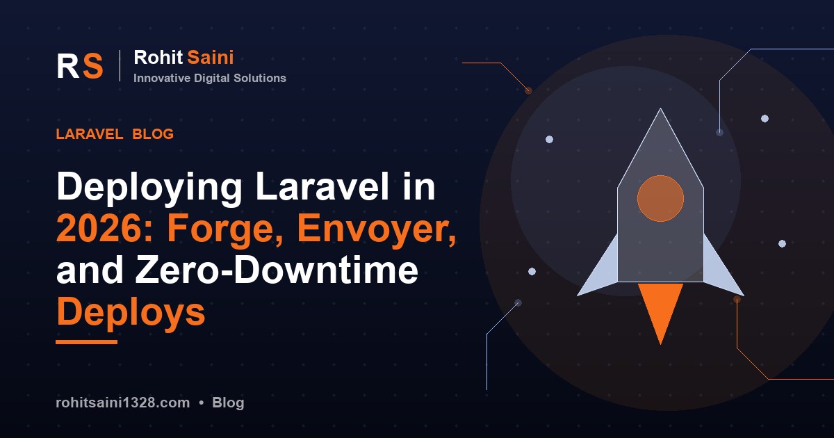 Deploying Laravel in 2026: Forge, Envoyer, and Zero-Downtime Deploys