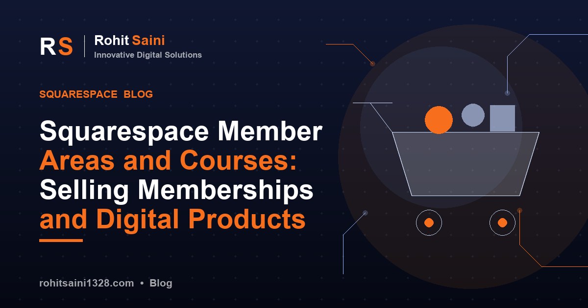 Squarespace Member Areas and Courses: Selling Memberships and Digital Products