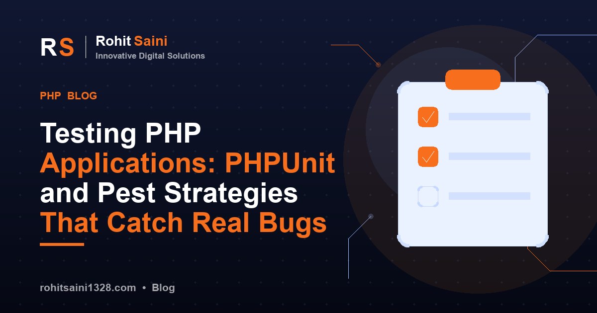 Testing PHP Applications: PHPUnit and Pest Strategies That Catch Real Bugs