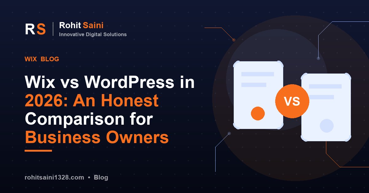 Wix vs WordPress in 2026: An Honest Comparison for Business Owners